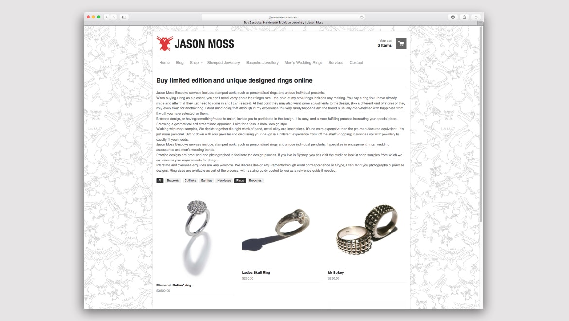 Jason Moss Jewellery Design