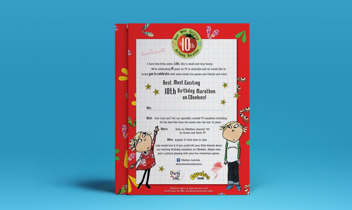 Charlie and Lola 10th Birthday Marathon